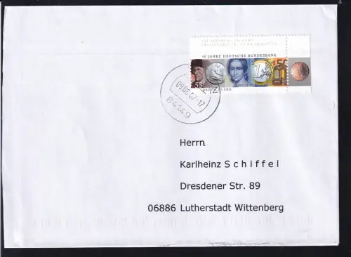 50 Jahre Deutsche Bundesbank auf FDC 