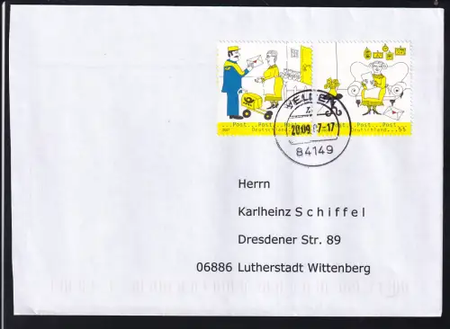 Post Bildergeschichte (II) auf FDC 