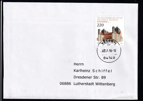 UNESCO-Welterbe (XXI) St. Michaelis-Kirche Hildesheim auf FDC