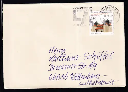 UNESCO-Welterbe (XXI) St. Michaelis-Kirche Hildesheim auf Brief