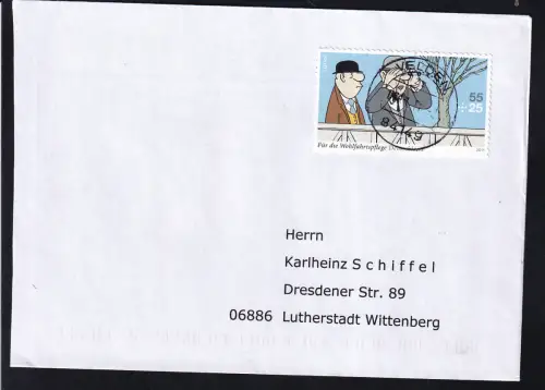 Wohlfahrt 2011 Motive von Loriot auf FDC																																																																									