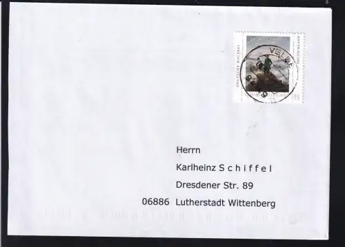 Malerei (VI) Caspar Davud Friedrich auf FDC																																																																						