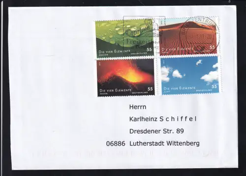 Die vier Elemente auf FDC																																																		