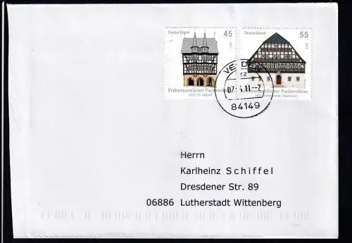 Fachwerkbauten in Deutschland (II) auf FDC																																				