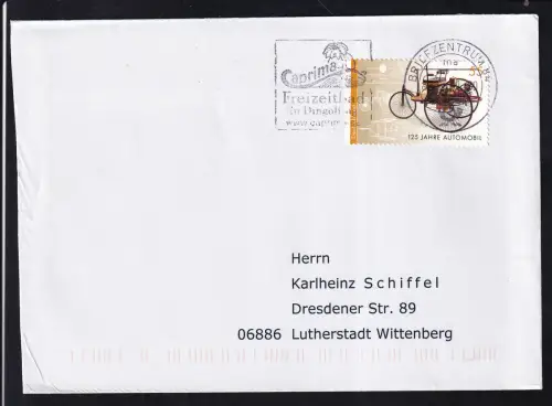 125 Jahre Automobil auf FDC																								