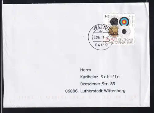 150 Jahre Deutscher Schützenbund auf FDC