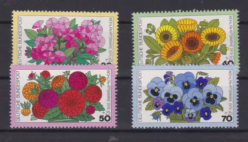 Wohlfahrt 1976 Gartenblumen, **