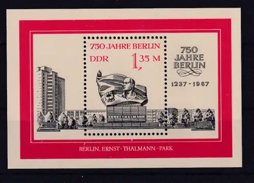 750 Jahre Berlin Block, **
