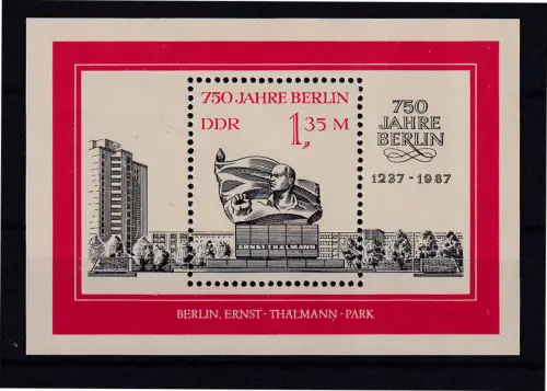 750 Jahre Berlin Block, **