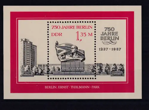 750 Jahre Berlin Block, **