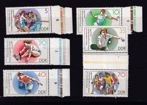 Turn- und Sportfest Leipzig 1987, Randstücke **