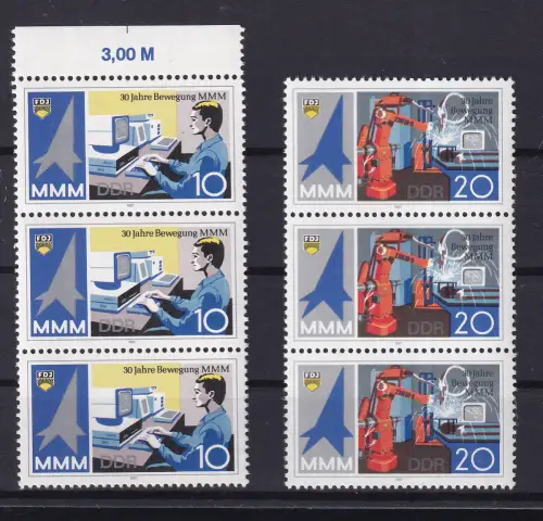 35 Jahre Messe der Meister von Morgen,Dreierstreifen **