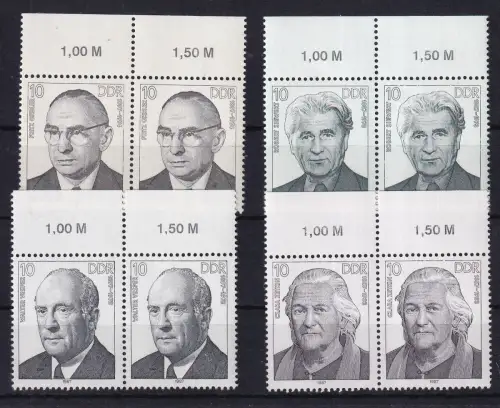 persönlichkeiten der deutschen Arbeiterbewegung (XIV),Randpaare **