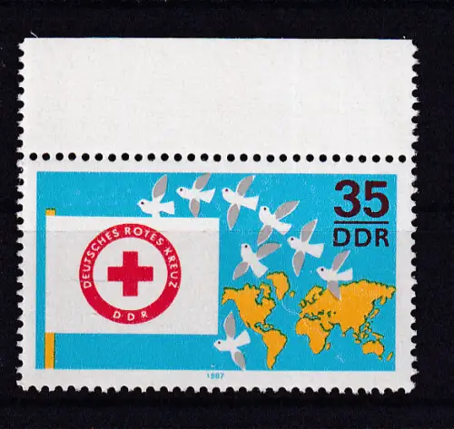 Kongress des DRK der DDR, Randastück **