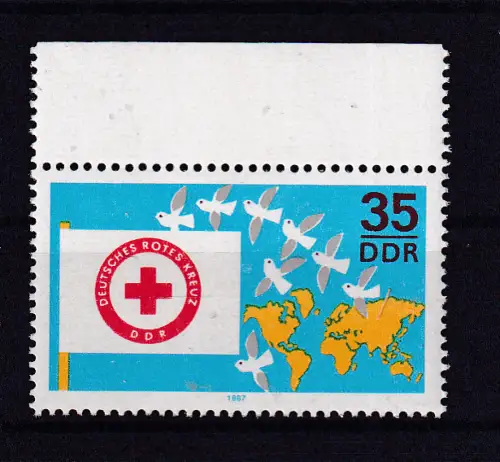 Kongress des DRK der DDR, Randastück **