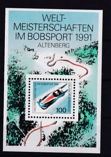 WM im Bobsport Altenberg 1991, Block **