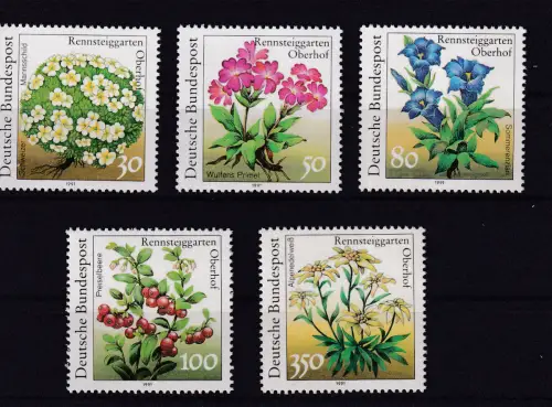 Pflanzen aus dem Rennsteiggarten Oberhof, **