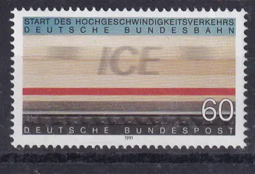 Start des Hochgeschwindigkeitsverkehrs der DB, **