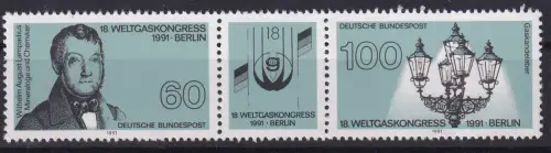 Weltgaskongress Berlin, dreierstreifen**