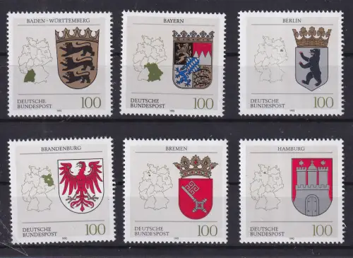 Wappen der Bundesländer der BRD (I), **