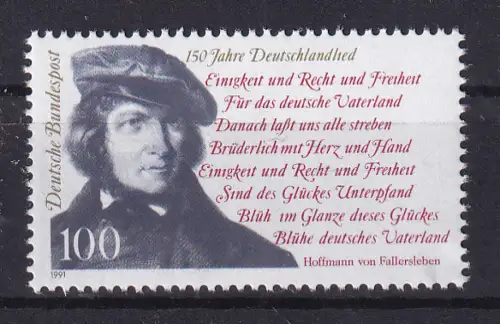 150 Jahre Deutschlandlied, **