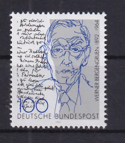 100. Geburtstag von Werner Bergenfruen, **