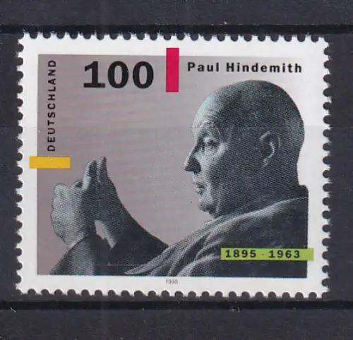 100. Geburtstag von Paul Hindemith, **