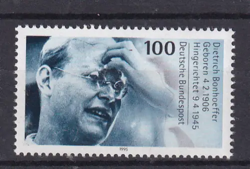 50. Todestag von Dietrich Bonhoefer, **