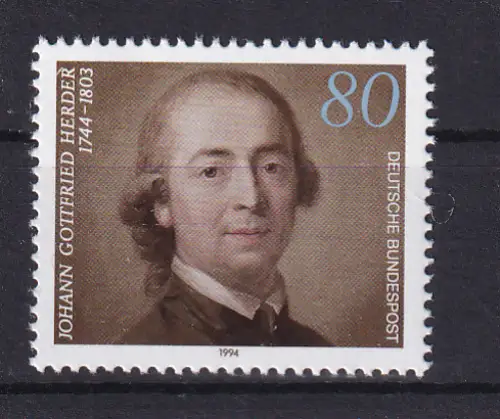 250. Geburtstag von Johann Gottfried Herder, **
