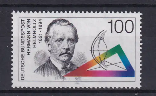 100. Todestag von Heinrich von Helmholtz, **