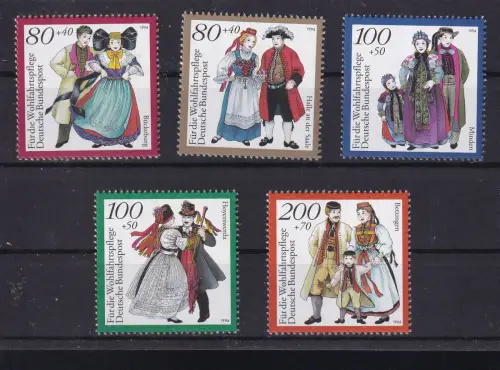 Wohlfahrt 1994 Deutsche Trachten, **