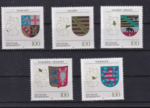 Wappen der Klönder der BRD (II), **