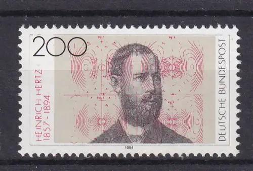 100: Todestag von Heinrich Hertz, **