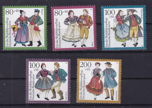 Wohlfahrt 1993 Deutsche Trachten, **