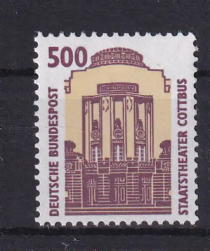 Freimarke Sehenswürdigkeiten 500 Pfg., **