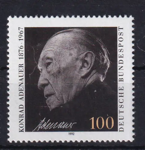 25. Todestag von Konrad Adenauer, **