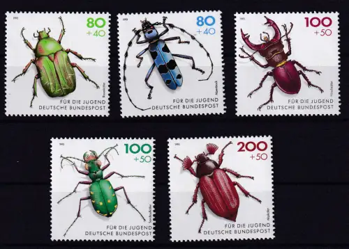 Jugend 1993 Gefährdete Käfer,  **