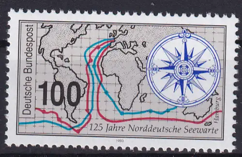 125 Jahre Norddeutsche Seewarte, **