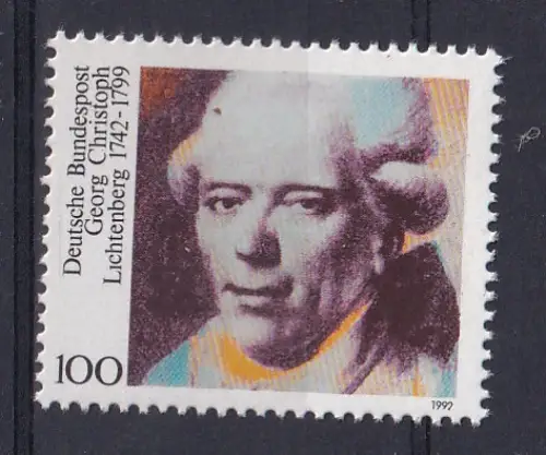 250. Geburtstag von Georg Christoph Lichtenberg, **