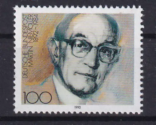 100. Geburtstag von Martin Niemöller, **