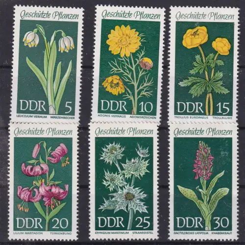 Geschützte Heimische Pflanzen (I), **