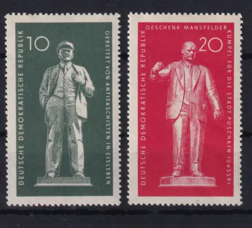 Lenin- und Thälmann-Denkmäler, **