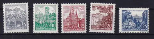 Freimarken Landschaften und historische Gebäude, **