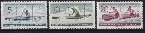 WM im Kanuslalom und WildwasserrennenRote Weißeritz bei Dresden 1961, **
