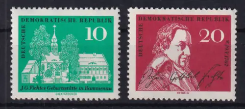 200. Geburtstag von Johann Gottlieb Fichte, **