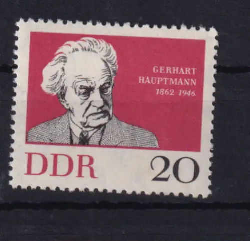 100. Geburtstag von Gerkart Hauptmann,**