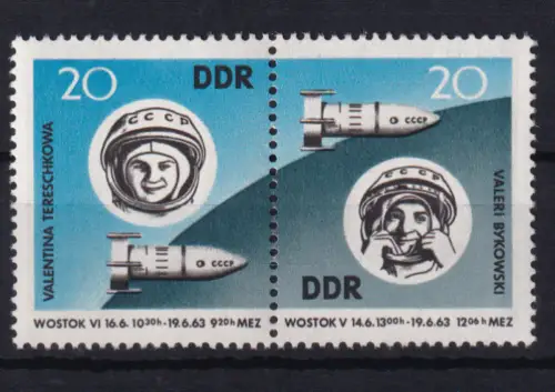 Gruppenflug der Raumschiffe Wostok 5 und Wostok 6, Zusammendruck **