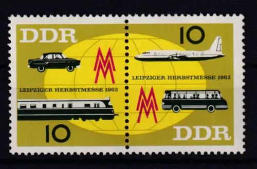 Leipziger Herbstmesse 1963, Zusammendruck **