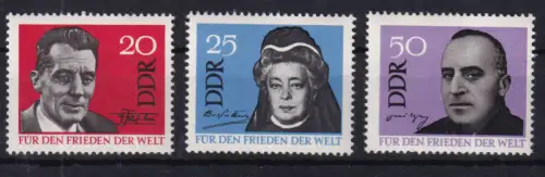 Für den Weltfrieden, ** 