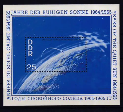 Internationales Jahr der ruhigen Sonne, 3 Blocks ** 